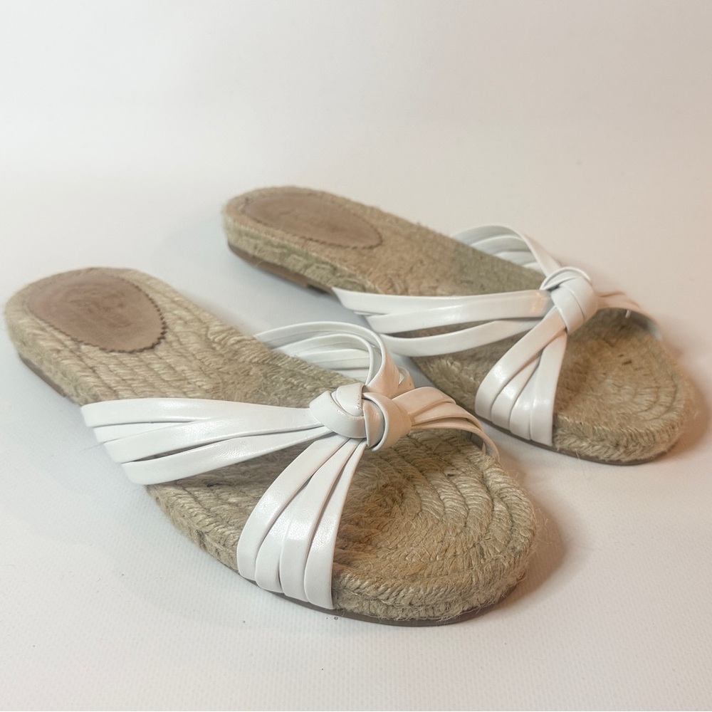 Women's White JCrew Espadrille Sandals